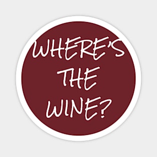 Where's The Wine Magnet